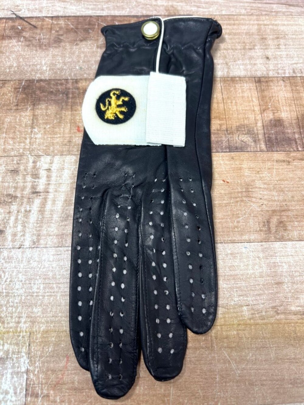 Harry Potter Gryffindor Black Leather Glove Made in England Size S Left Hand